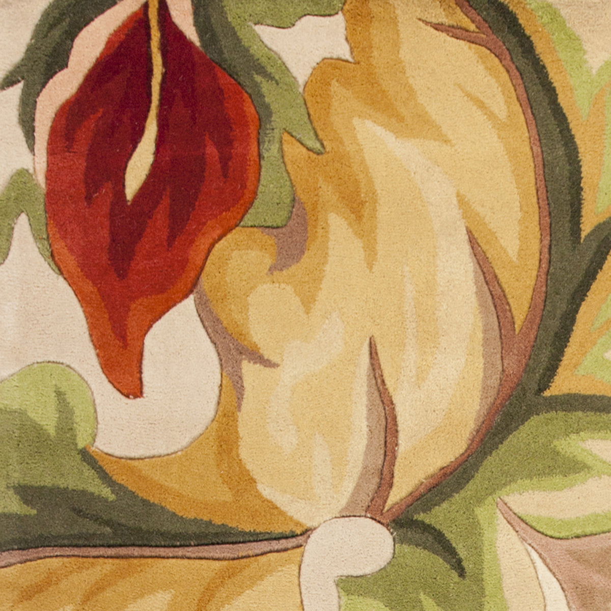 Calla Rugs KAS Catalina 0758 Ivory Calla Lilies Area Rug – Incredible Rugs and Decor