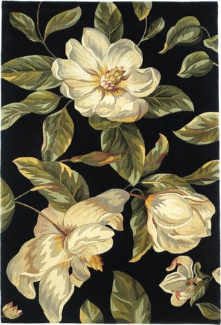 KAS Catalina 0761 Black Magnolia Area Rug Main Image