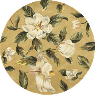 KAS Catalina 0762 Gold Magnolia Area Rug Runner Image