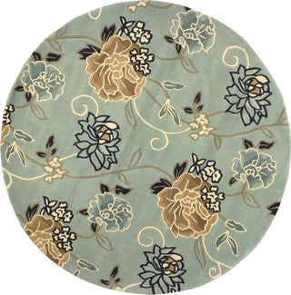 KAS Catalina 0765 Blue/Beige Paradise Area Rug Round Image