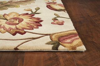 KAS Catalina 0781 Ivory Mums Area Rug Lifestyle Image Feature