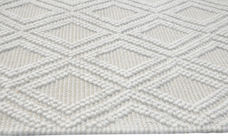 KAS Chloe 7720 Ivory Natural Diamond Area Rug Corner Image