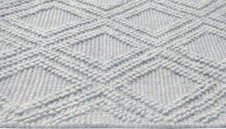 KAS Chloe 7721 Grey Diamond Area Rug Corner Image