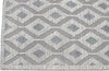 KAS Chloe 7723 Ivory Grey Trellis Area Rug Round Image