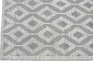 KAS Chloe 7723 Ivory Grey Trellis Area Rug Round Image