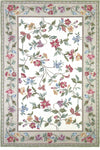 KAS Colonial 1707 Ivory Floral Vine Area Rug Main Image