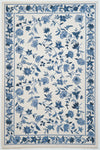 KAS Colonial 1727 Ivory/Blue Floral Area Rug Main Image