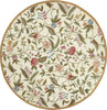 KAS Colonial 1783 Ivory Springtime Views Area Rug Round Image