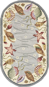 KAS Colonial 1804 Blue/Ivory Ocean Surprise Area Rug Lifestyle Image Feature
