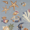 KAS Colonial 1805 LtBlue Ocean Life Area Rug Lifestyle Image