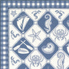 KAS Colonial 1807 Blue/Ivory Nautical Panel Area Rug Lifestyle Image