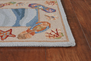 KAS Colonial 1810 Fun In The Sun Area Rug Corner Image