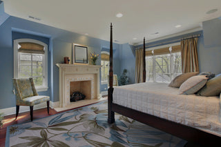 KAS Coral 4151 Ivory Tropica Area Rug Corner Image