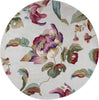 KAS Coral 4161 Beige Gardenia Area Rug Round Image