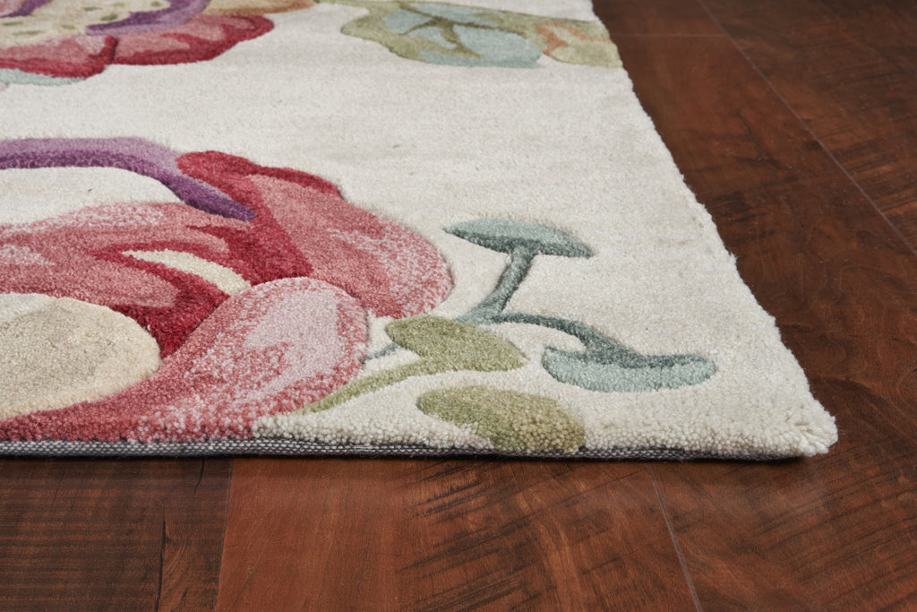 KAS Coral 4161 Beige Gardenia Area Rug Lifestyle Image Feature