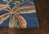 KAS Coral 4163 Ink Blue Playa Area Rug Round Image Feature