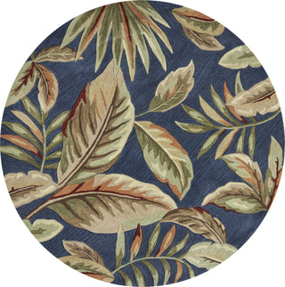 KAS Coral 4163 Ink Blue Playa Area Rug Runner Image