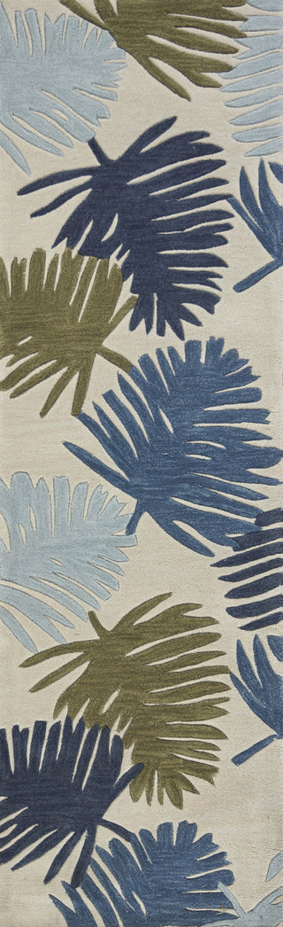 KAS Coral 4164 Ivory Ocean Breeze Area Rug Corner Image