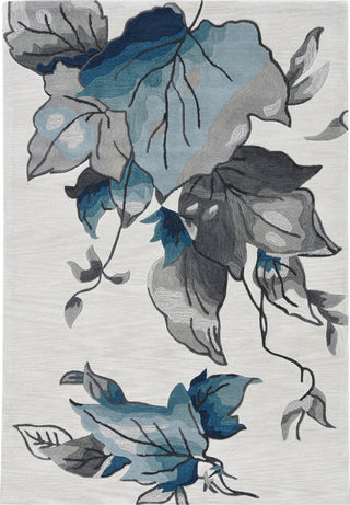 KAS Coral 4171 Ivory Blue Laguna Area Rug main image