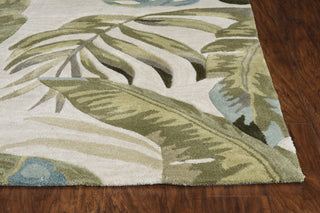 KAS Coral 4173 Ivory Breeze Area Rug Round Image