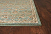 KAS Cordoba 4417 Turquoise Aurora Area Rug Round Image