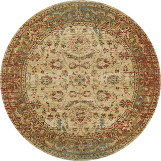 KAS Cordoba 4441 Sand/Coral Traditions Area Rug Runner Image