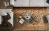 KAS Cordoba 4441 Sand/Coral Traditions Area Rug Lifestyle Image Feature