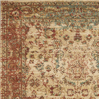 KAS Cordoba 4441 Sand/Coral Traditions Area Rug Lifestyle Image