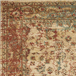 KAS Cordoba 4441 Sand/Coral Traditions Area Rug Lifestyle Image