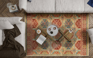KAS Cordoba 4444 Sand Marrakesh Area Rug Lifestyle Image Feature