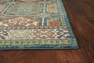 KAS Cordoba 4445 Teal Marrakesh Area Rug Round Image