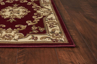 KAS Corinthian 5308 Red/Ivory Aubusson Area Rug Lifestyle Image
