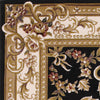 KAS Corinthian 5310 Black/Ivory Aubusson Area Rug Lifestyle Image