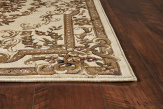 KAS Corinthian 5311 Ivory Aubusson Area Rug Corner Image