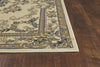 KAS Corinthian 5315 Ivory/Blue Aubusson Area Rug Round Image Feature