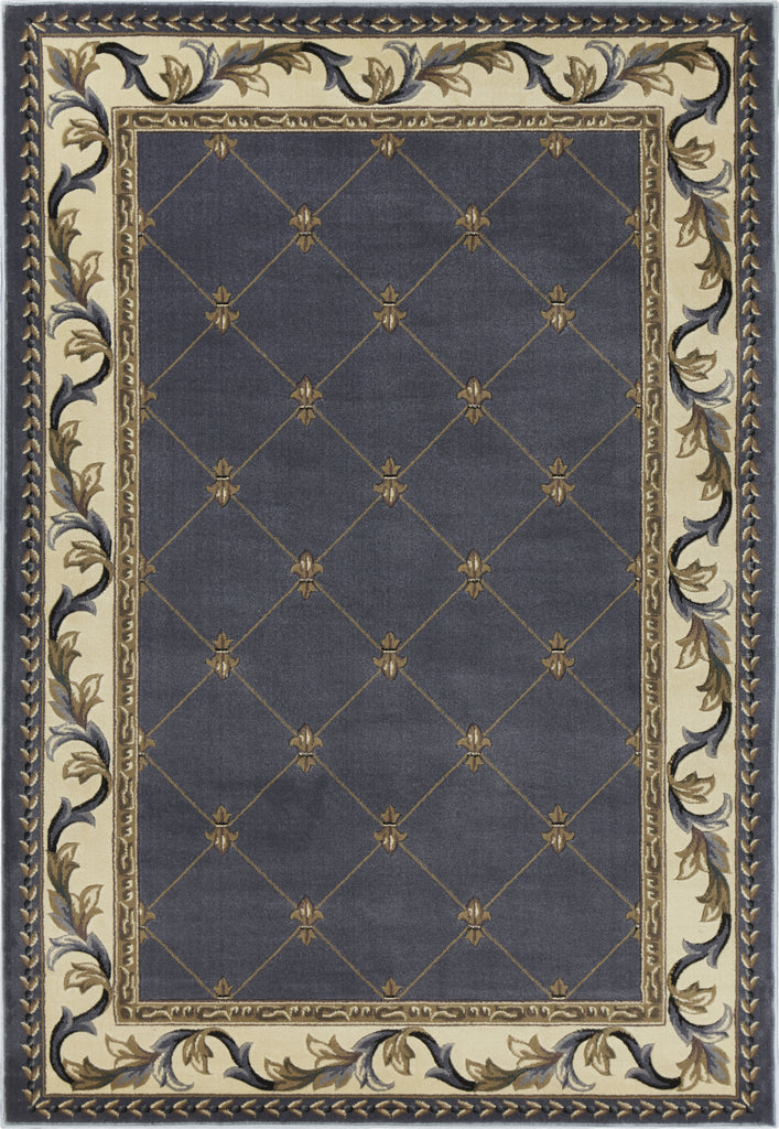 KAS Corinthian 5320 Blue Fleur-De-Lis Area Rug main image