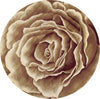 KAS Corinthian 5338 Ivory Floral Splendor Area Rug Round Image