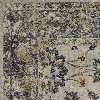 KAS Corsica 7855 Grey Rania Area Rug Corner Image