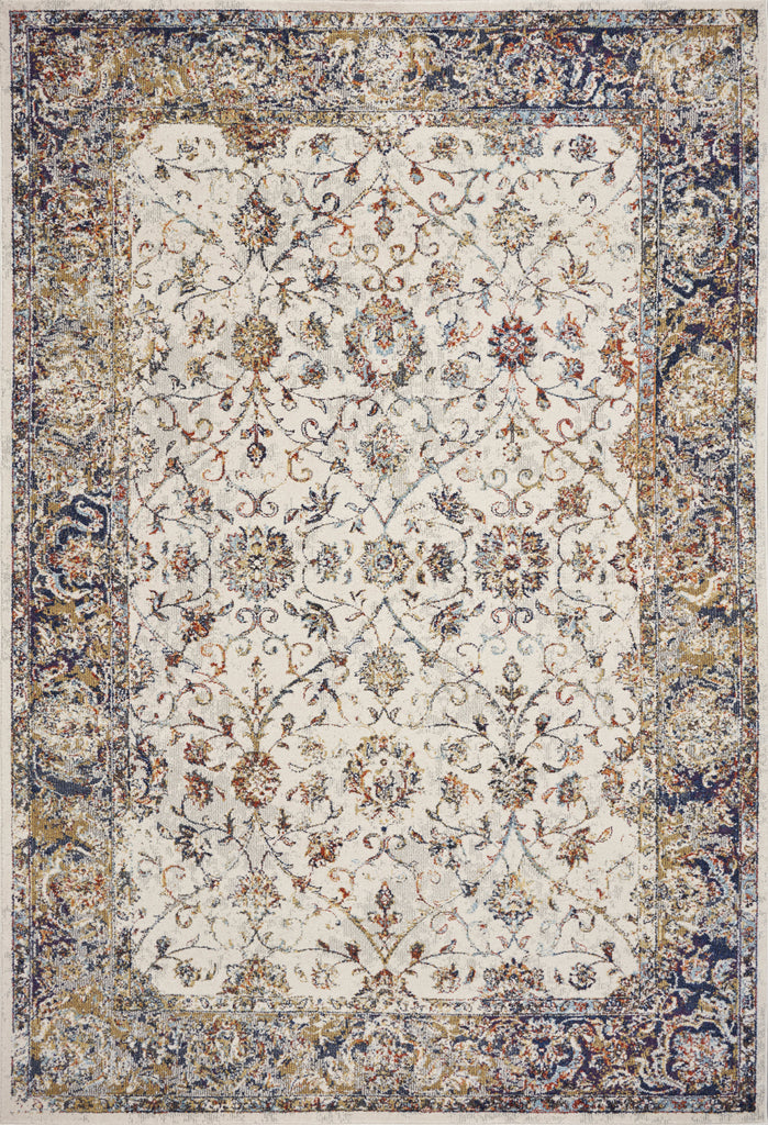 KAS Corsica 7857 Ivory/Navy Porter Area Rug main image