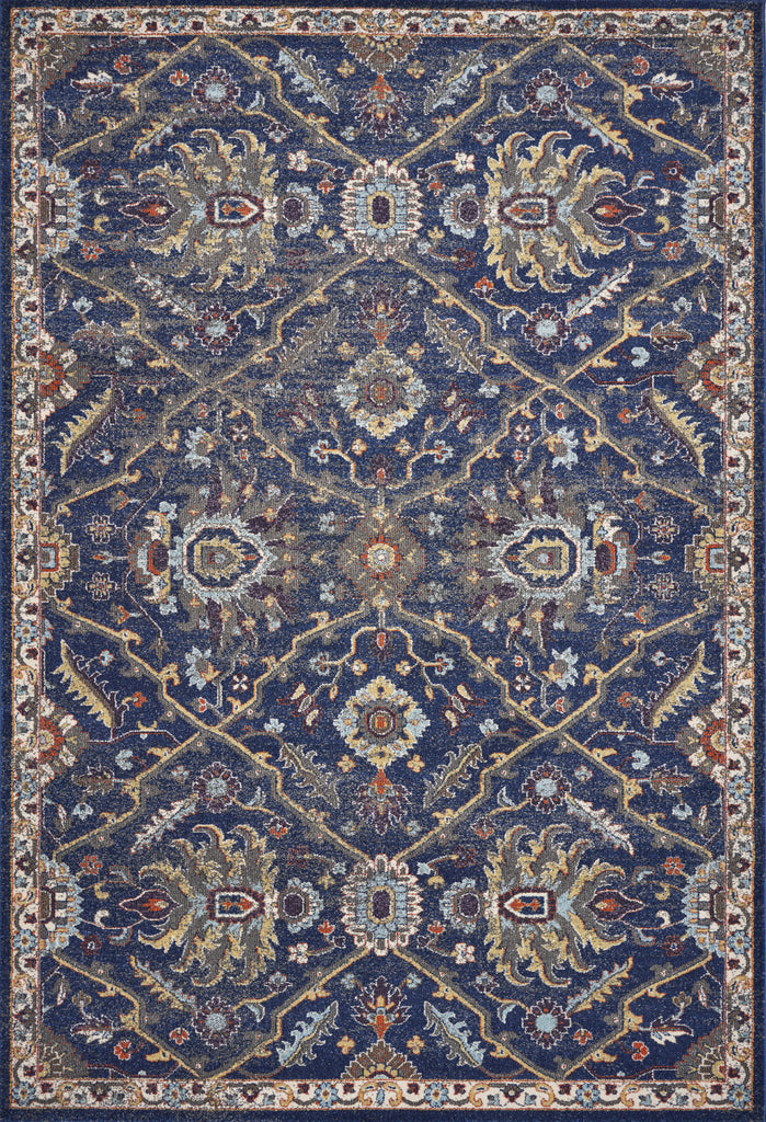 KAS Corsica 7859 Royal Blue Courtyard Area Rug main image