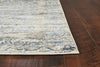 KAS Crete 6503 Ivory/Blue Courtyard Area Rug Runner Image Feature