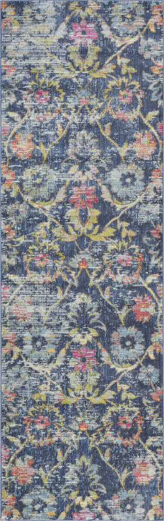 KAS Dreamweaver 5858 Blue Delaney Area Rug Corner Image