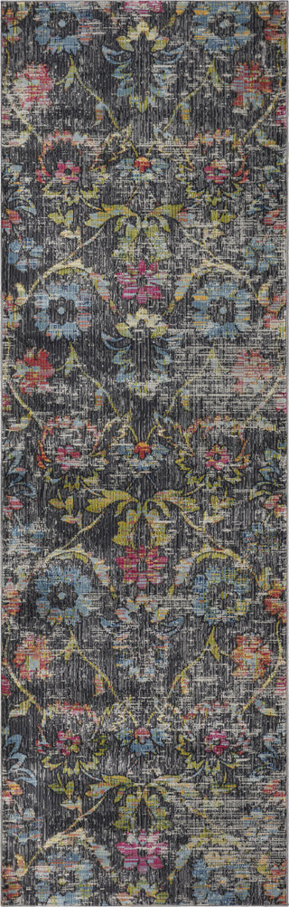 KAS Dreamweaver 5861 Charcoal Delaney Area Rug Corner Image