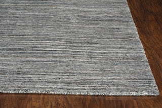 KAS Dune 1950 Grey Landscape Area Rug Round Image Feature