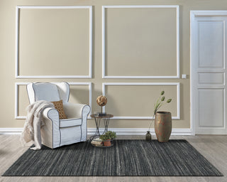 KAS Dune 1952 Charcoal Villa Area Rug Corner Image Feature