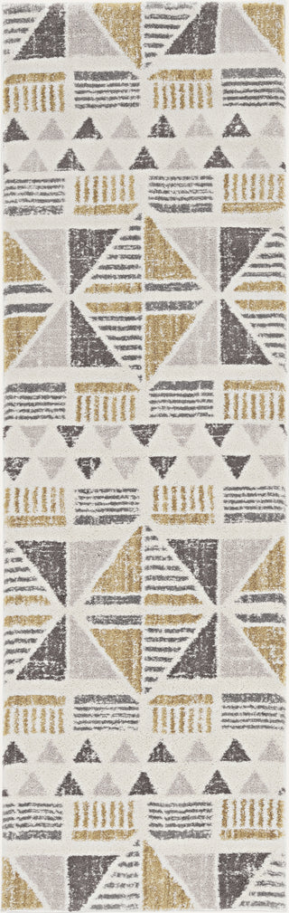 KAS Elements 6551 Ivory/Gold Austin Area Rug