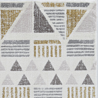 KAS Elements 6551 Ivory/Gold Austin Area Rug