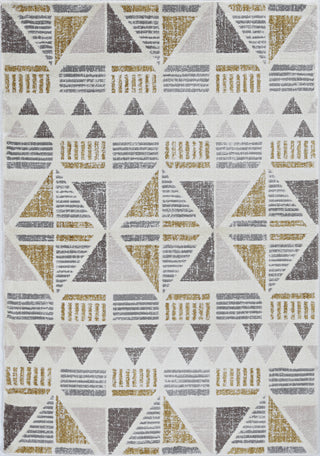 KAS Elements 6551 Ivory/Gold Austin Area Rug