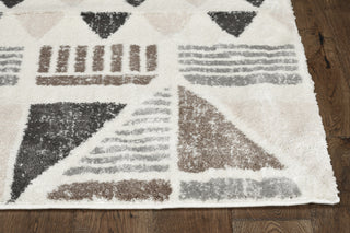 KAS Elements 6552 Ivory/Mocha Austin Area Rug Main Image