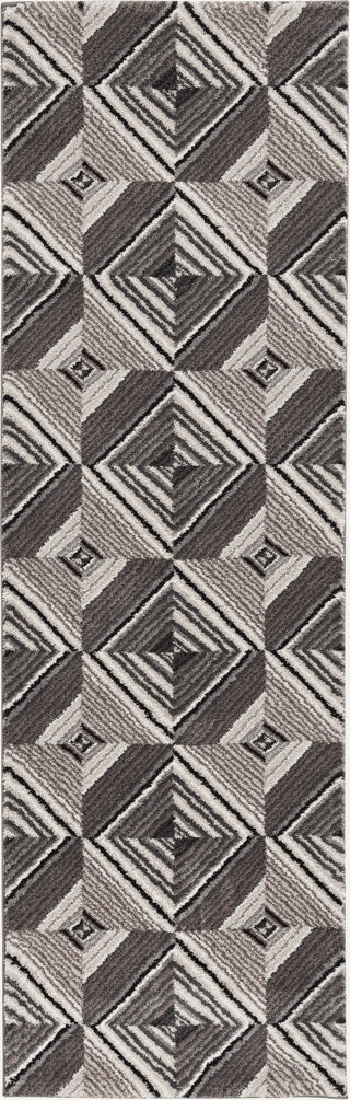 KAS Elements 6553 Grey/Mocha Soho Area Rug